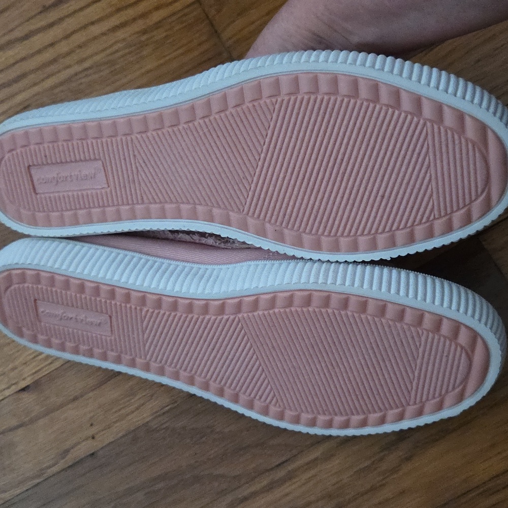 Comfortview Light Pink Women's Canvas Slip-ons 10 NWOB - Picture 11 of 11